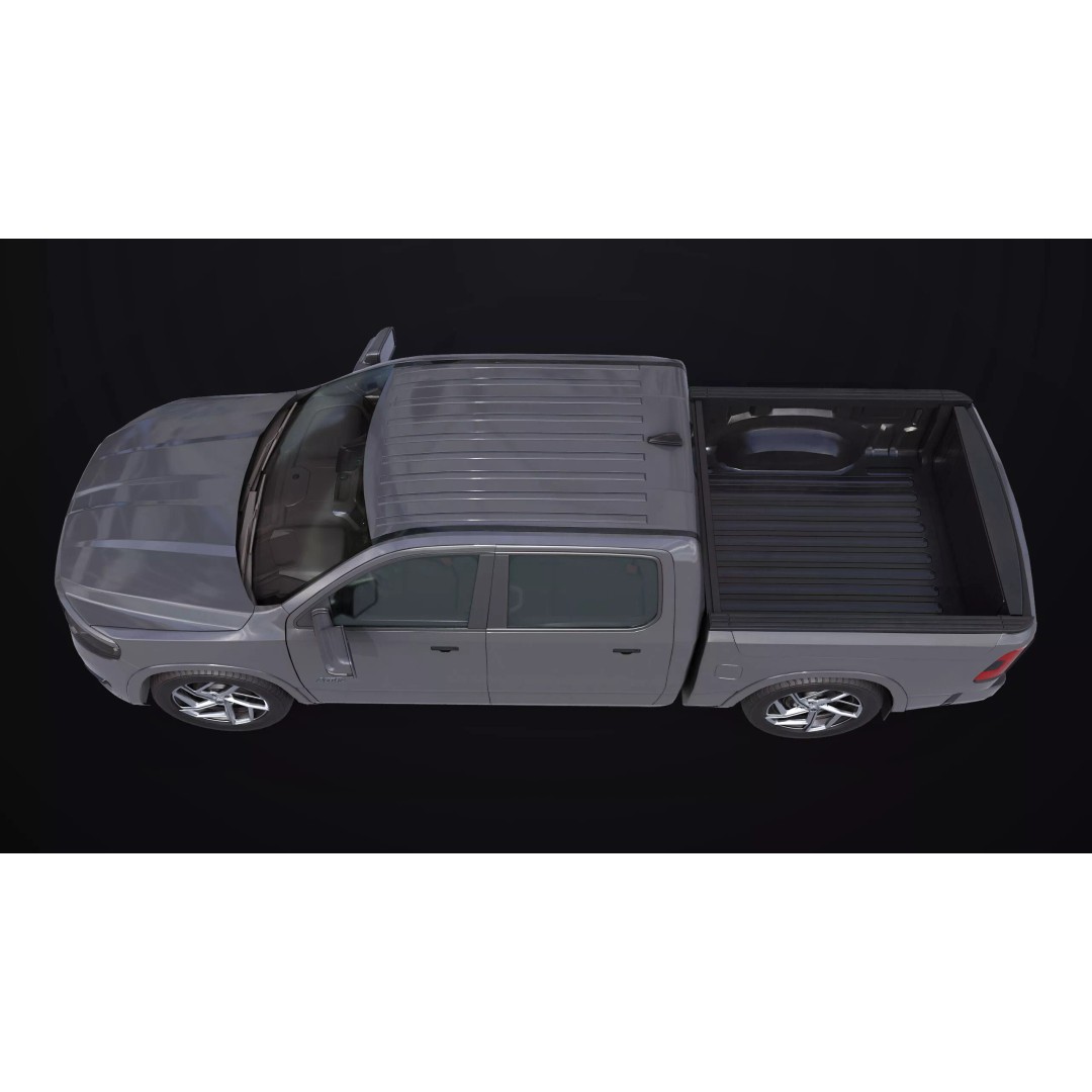 Pickup Truck 3D Model – Low Poly Rigged Asset for Unity & Unreal Engine - View 19