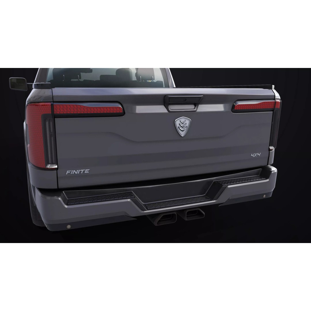 Pickup Truck 3D Model – Low Poly Rigged Asset for Unity & Unreal Engine - View 23