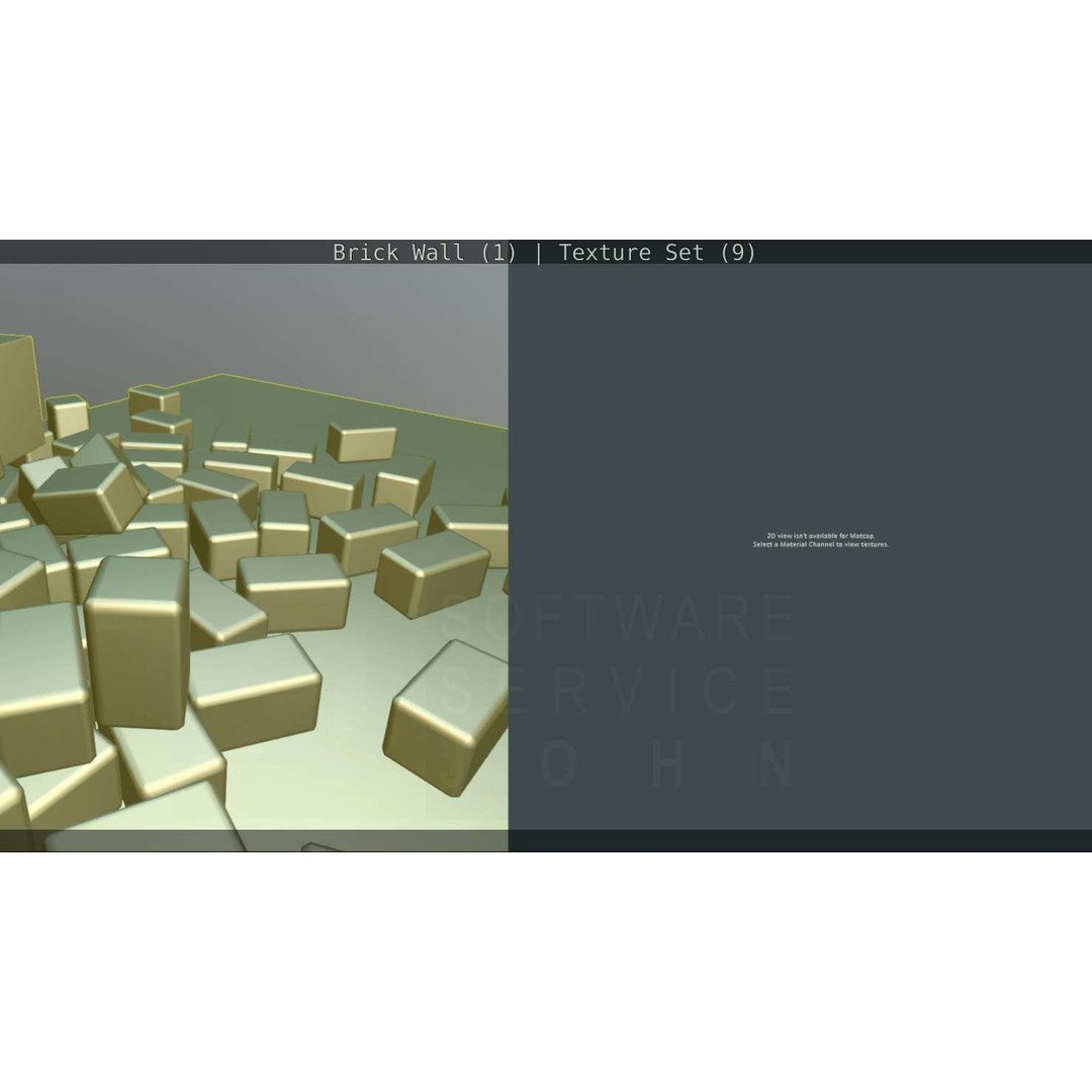 Brick Wall 3D Model – Seamless PBR Texture Set, FBX, OBJ - View 211