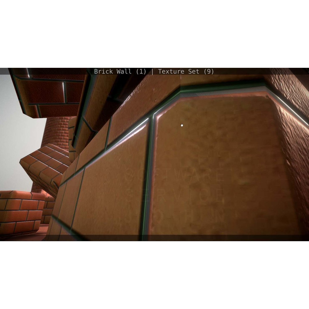 Brick Wall 3D Model – Seamless PBR Texture Set, FBX, OBJ - View 75