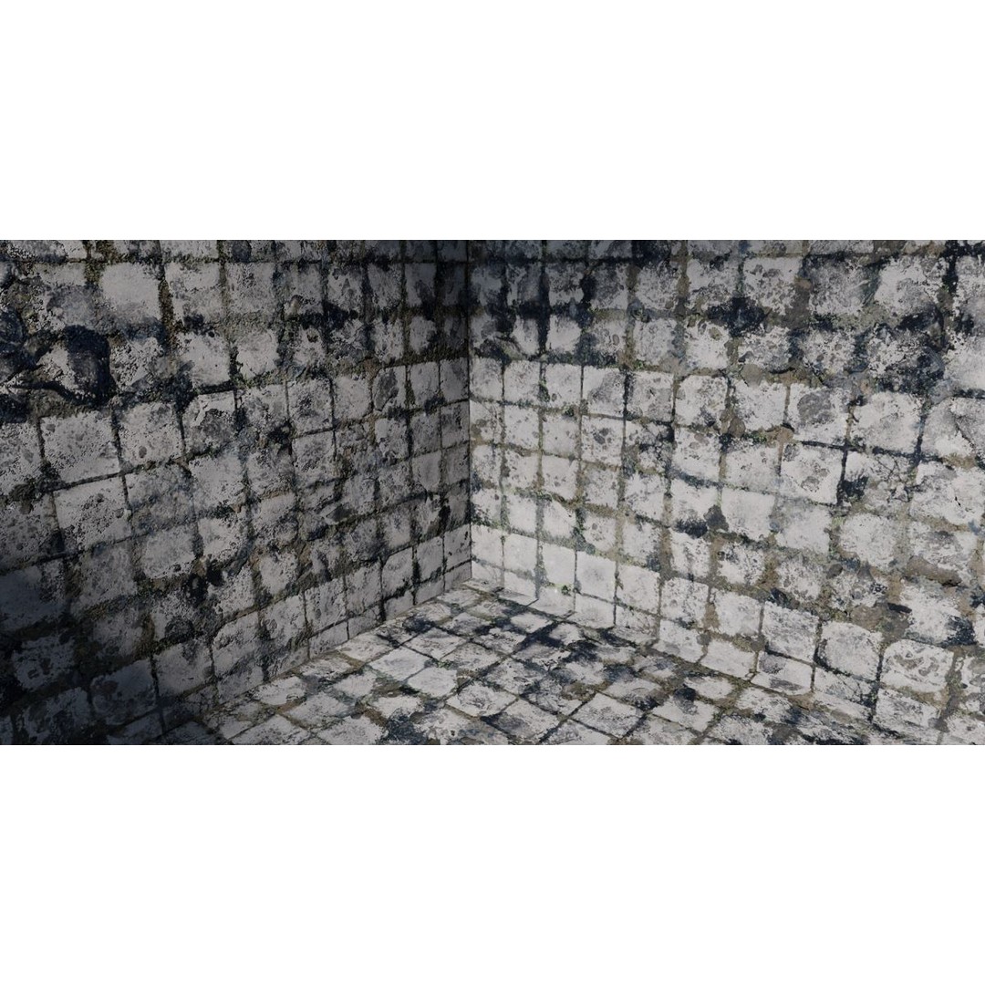 Wall PBR Texture Pack 3D Model – High-Quality Textures for Game Design - View 6