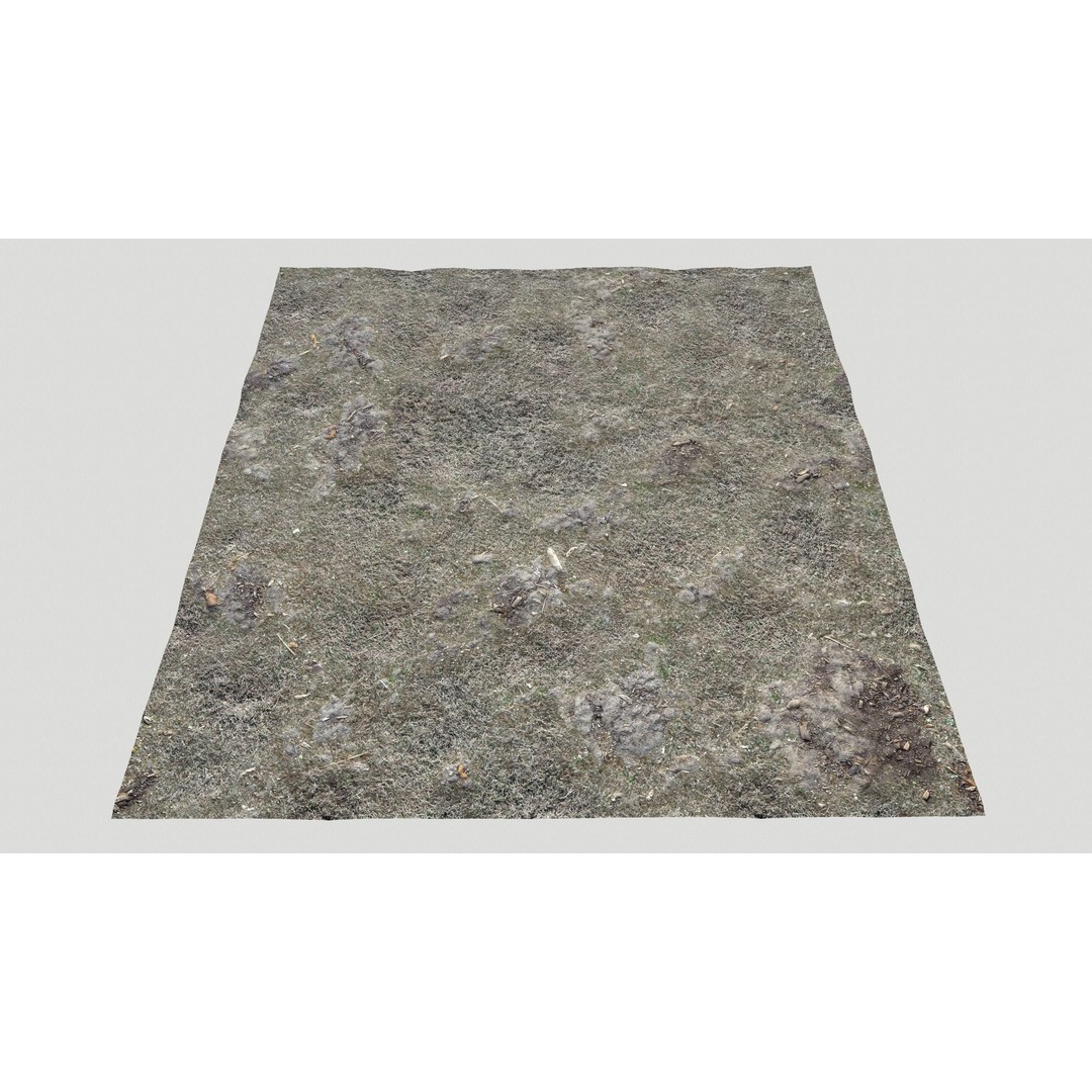 Dirt Terrain 3D Model – PBR Textures for Natural Environments, FBX