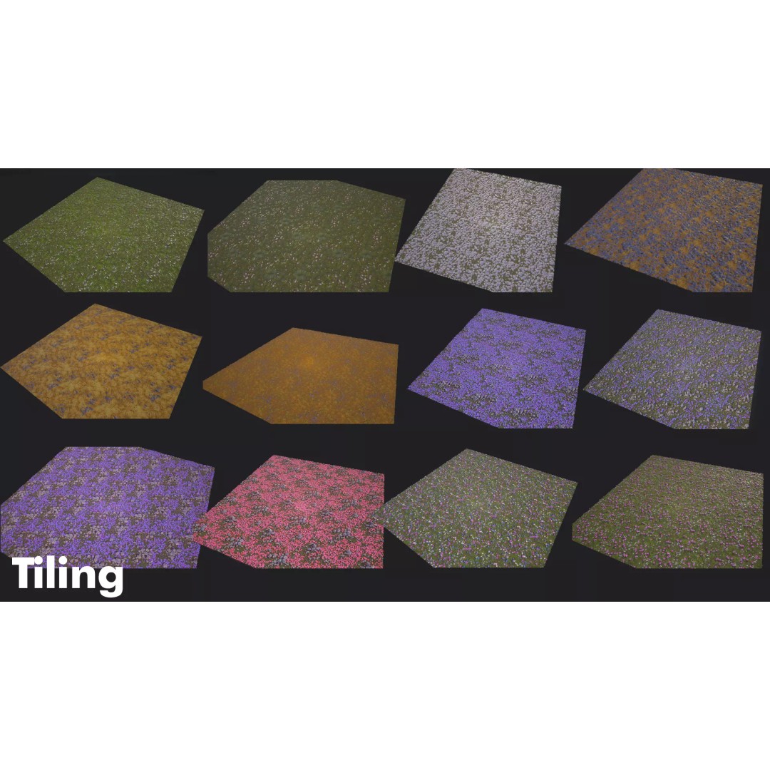 Stylized Ground Materials 3D Model – PBR Textures for Unreal Engine - View 10