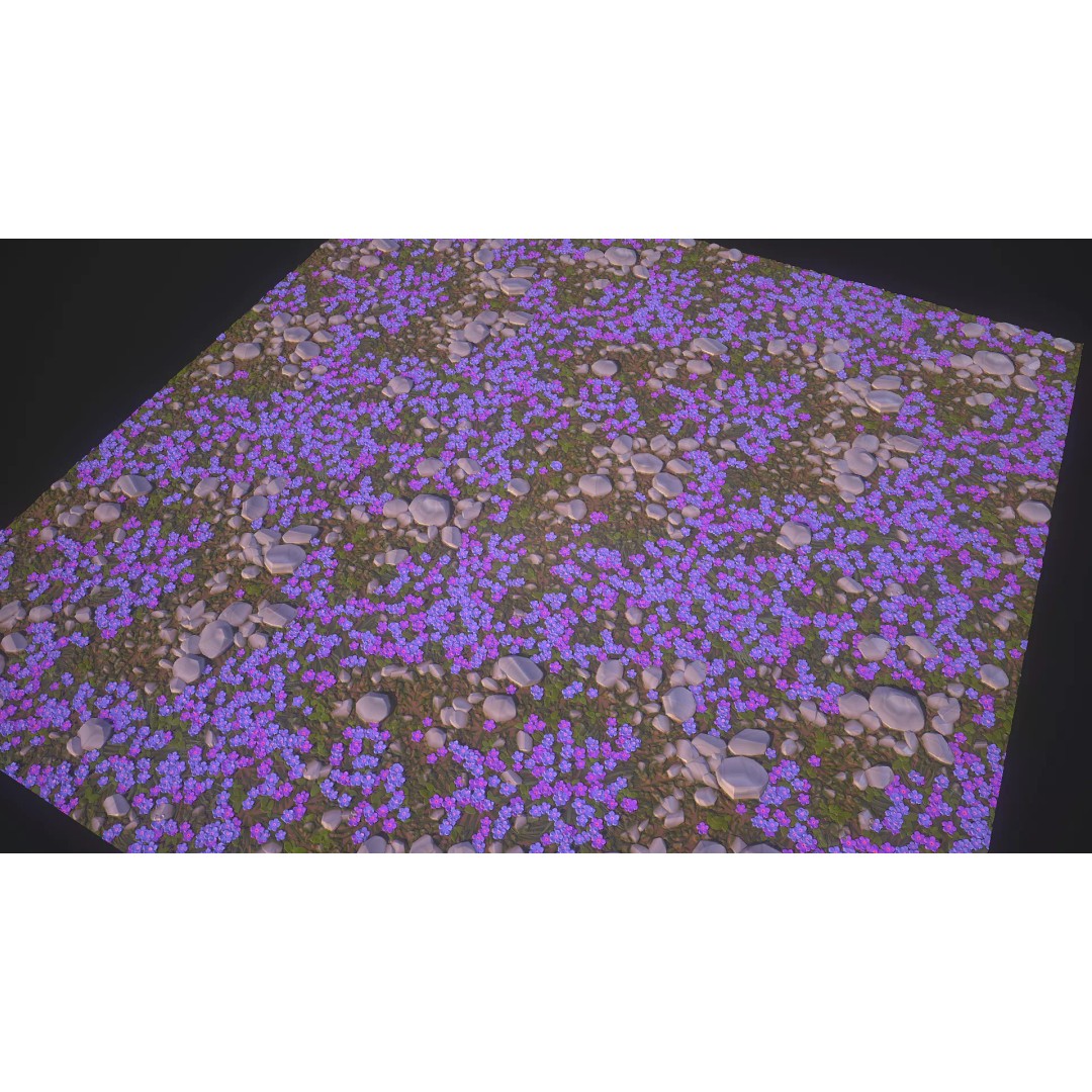 Stylized Ground Materials 3D Model – PBR Textures for Unreal Engine - View 12