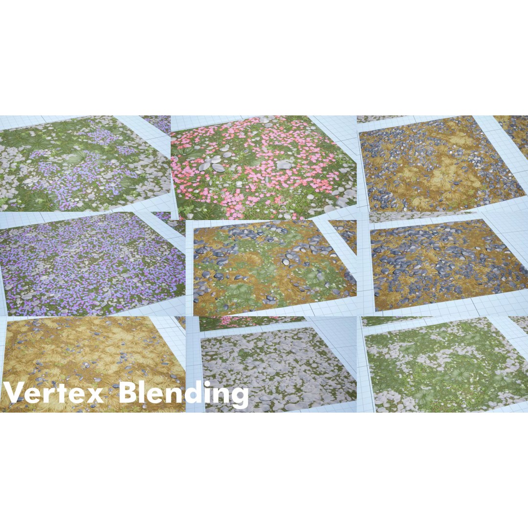 Stylized Ground Materials 3D Model – PBR Textures for Unreal Engine - View 17