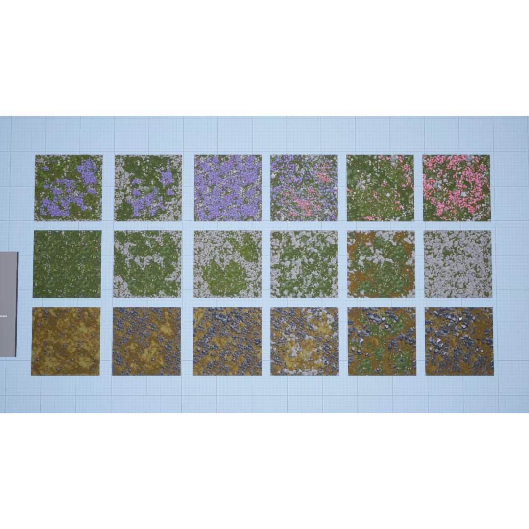 Stylized Ground Materials 3D Model – PBR Textures for Unreal Engine - View 21