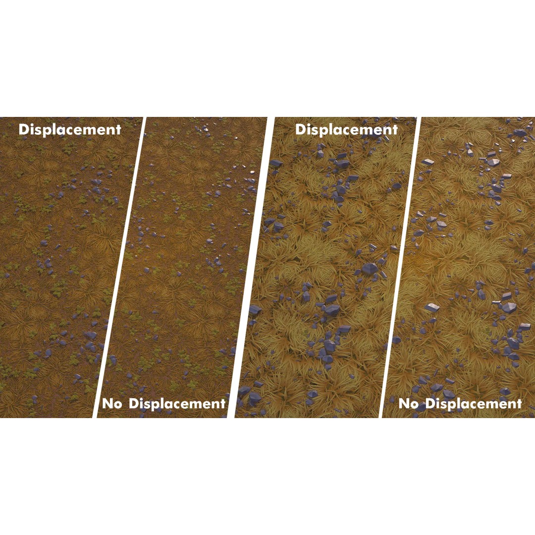 Stylized Ground Materials 3D Model – PBR Textures for Unreal Engine - View 9