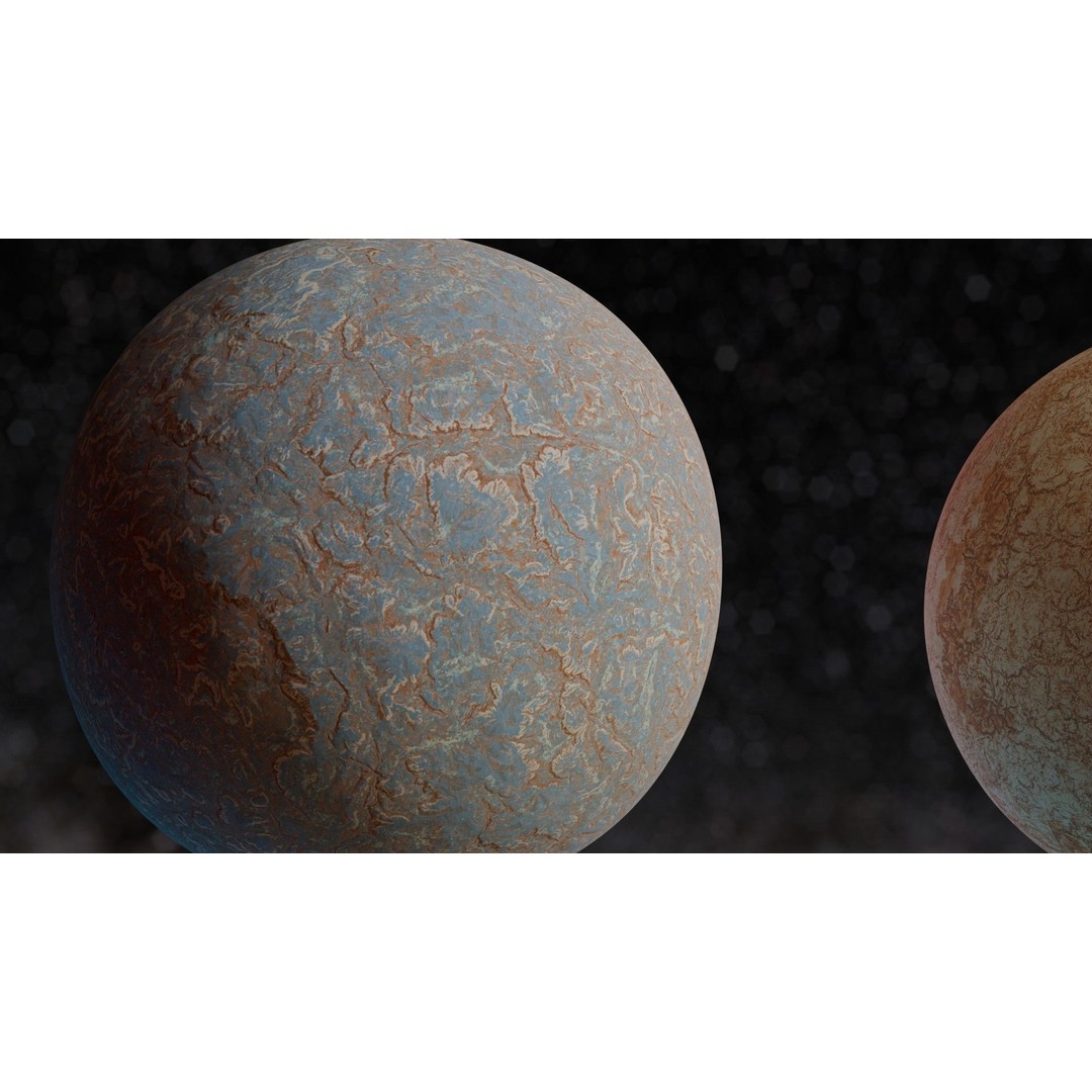 16K Alien Rock Terrain 3D Model – Seamless Height Map Textures, PBR - View 18