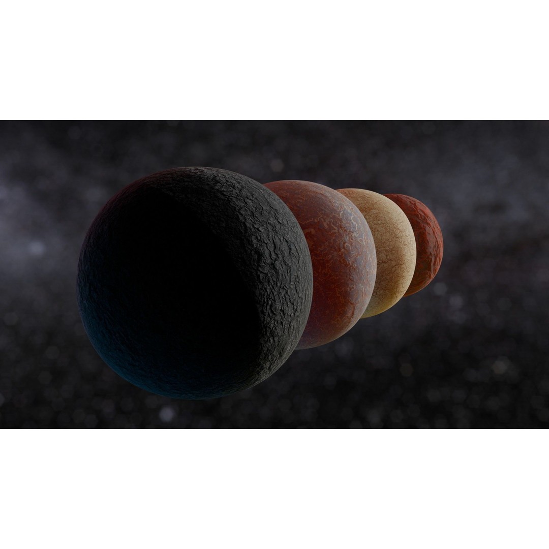 16K Alien Rock Terrain 3D Model – Seamless Height Map Textures, PBR - View 20