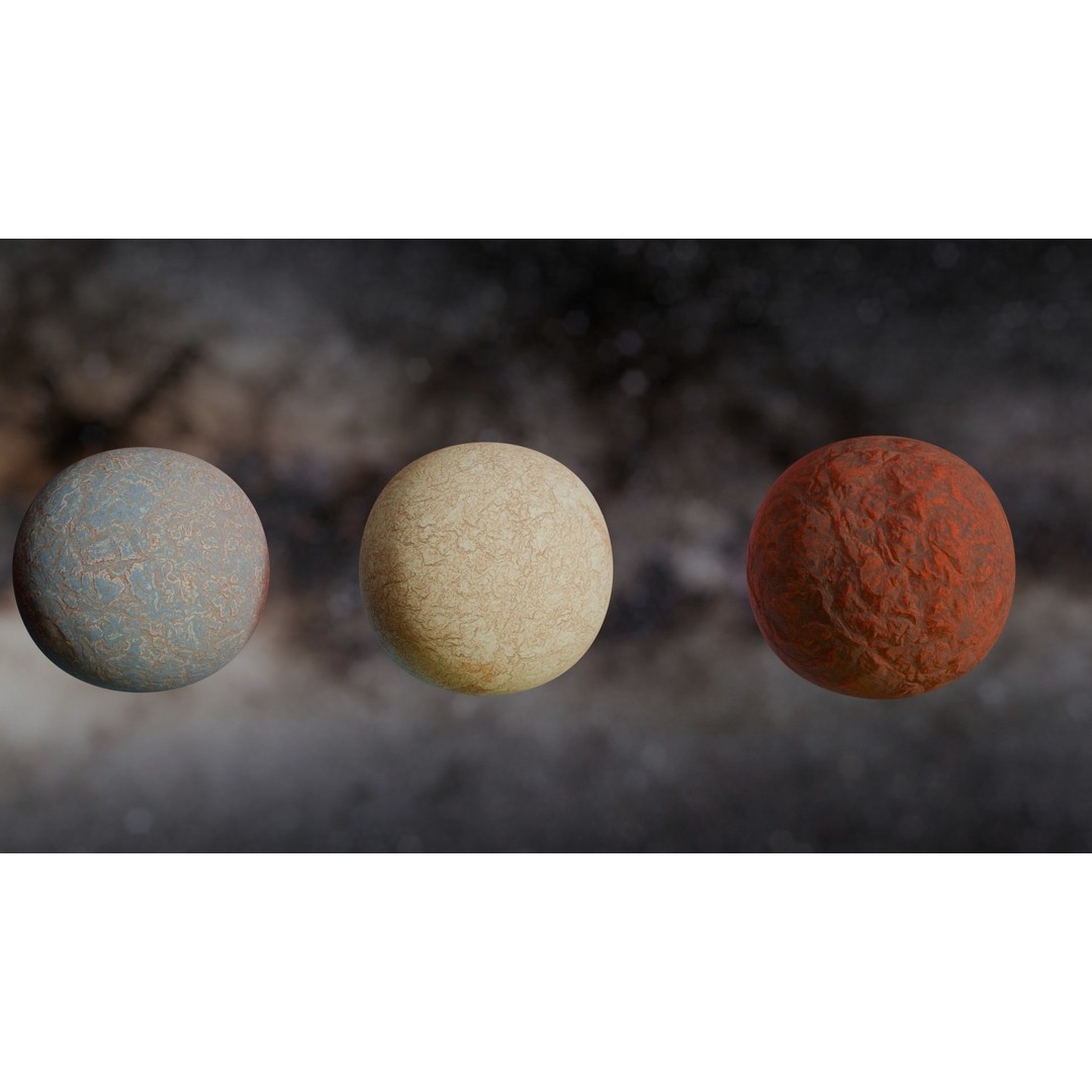 16K Alien Rock Terrain 3D Model – Seamless Height Map Textures, PBR - View 22