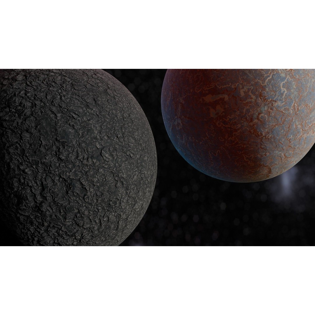 16K Alien Rock Terrain 3D Model – Seamless Height Map Textures, PBR - View 23