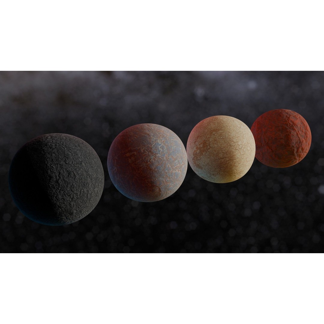 16K Alien Rock Terrain 3D Model – Seamless Height Map Textures, PBR - View 26