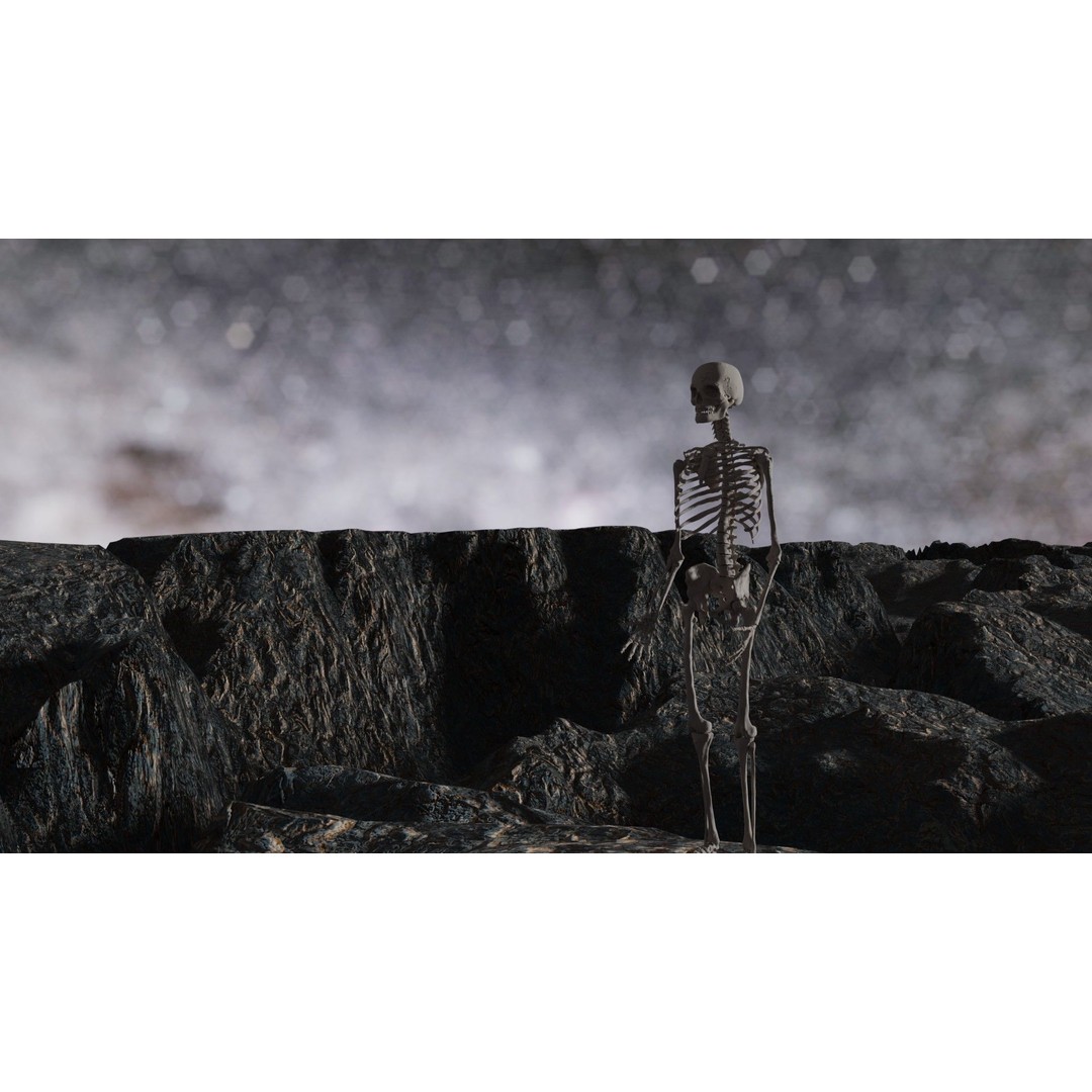 16K Alien Rock Terrain 3D Model – Seamless Height Map Textures, PBR - View 3