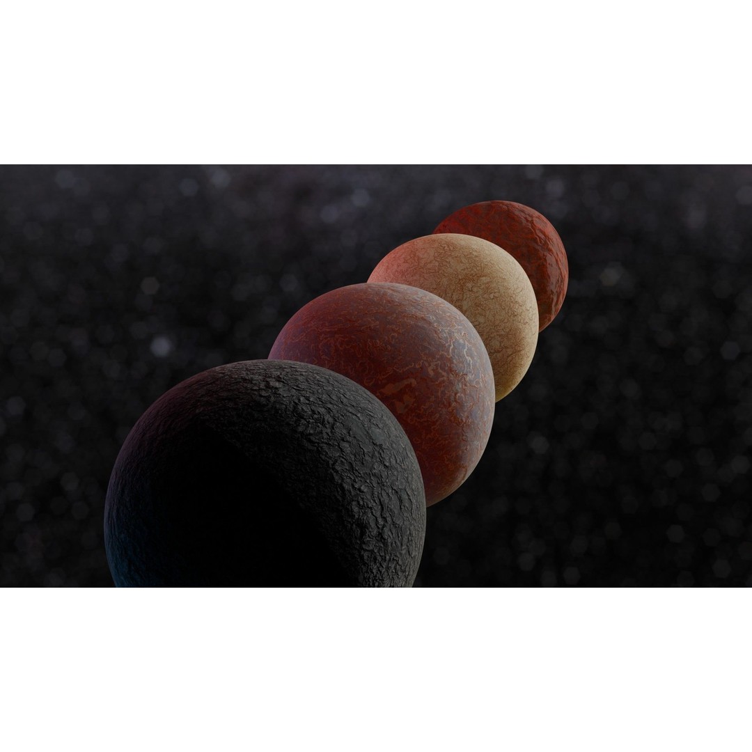 16K Alien Rock Terrain 3D Model – Seamless Height Map Textures, PBR - View 8