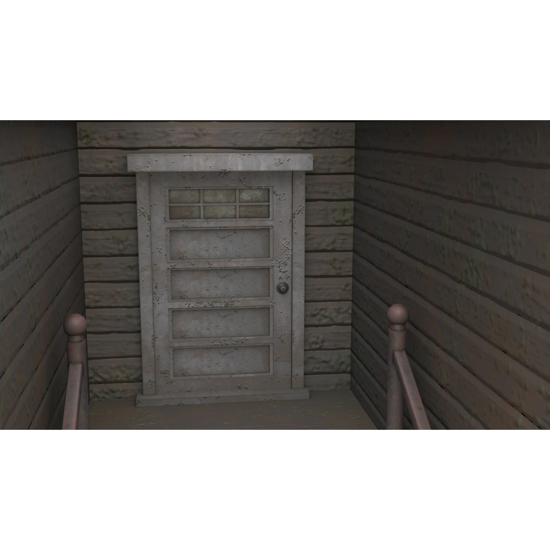 Old Dusty House 3D Model – Low Poly PBR Game Asset, FBX - View 17