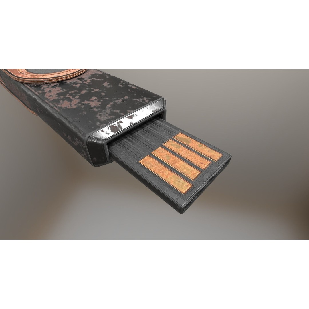 USB Stick Collection 3D Model – Low Poly Game Ready, PBR Textures, FBX - View 110