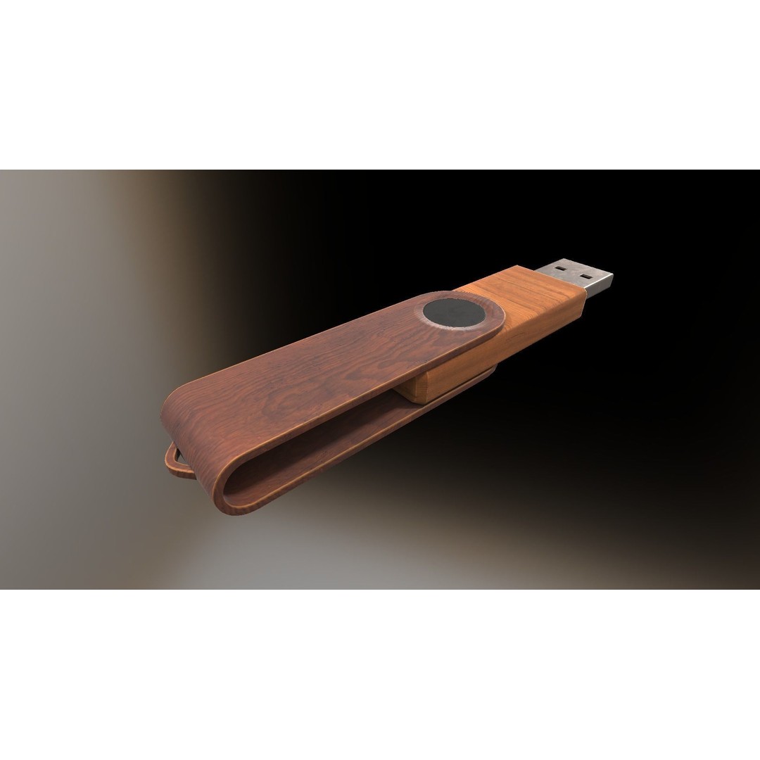 USB Stick Collection 3D Model – Low Poly Game Ready, PBR Textures, FBX - View 119