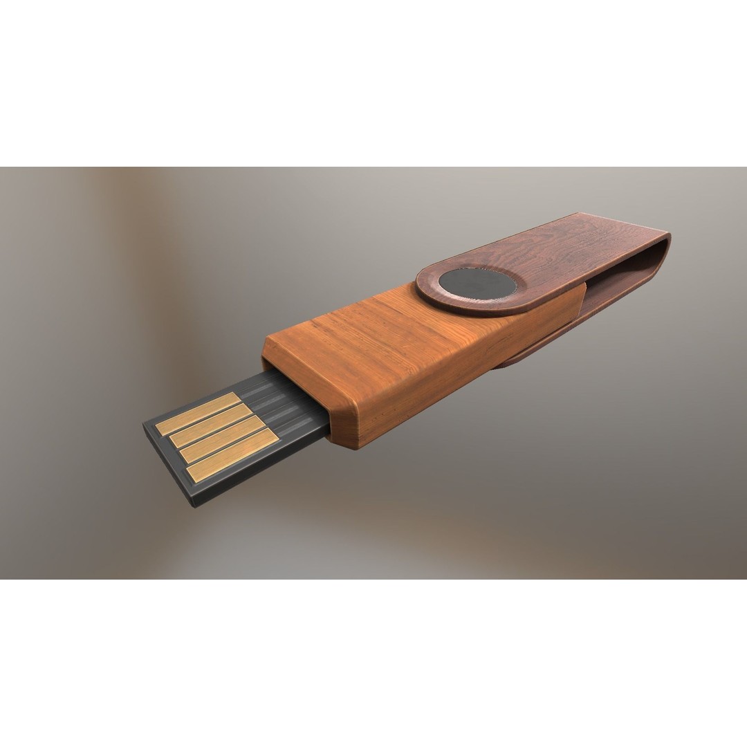 USB Stick Collection 3D Model – Low Poly Game Ready, PBR Textures, FBX - View 120