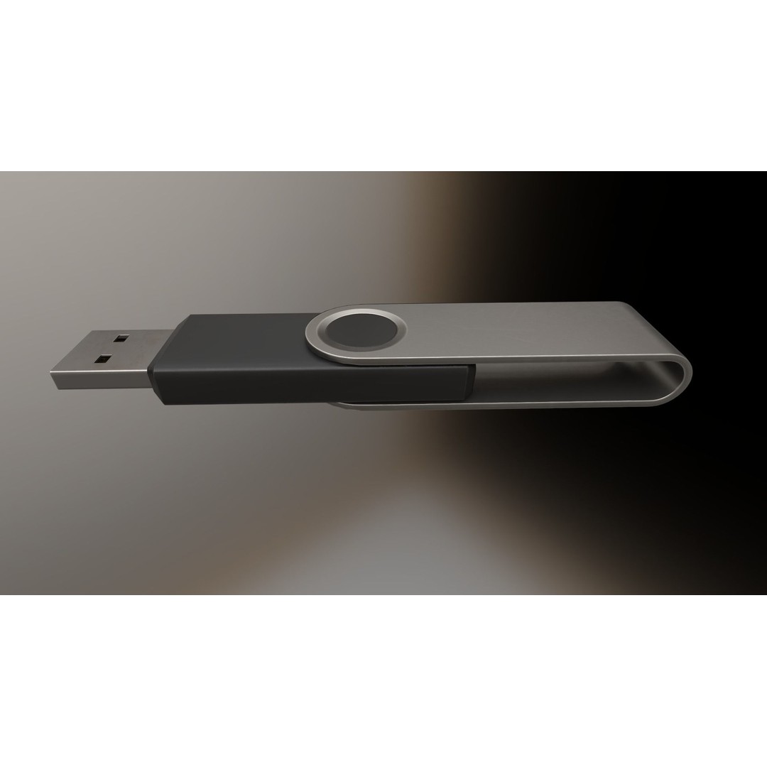 USB Stick Collection 3D Model – Low Poly Game Ready, PBR Textures, FBX - View 124