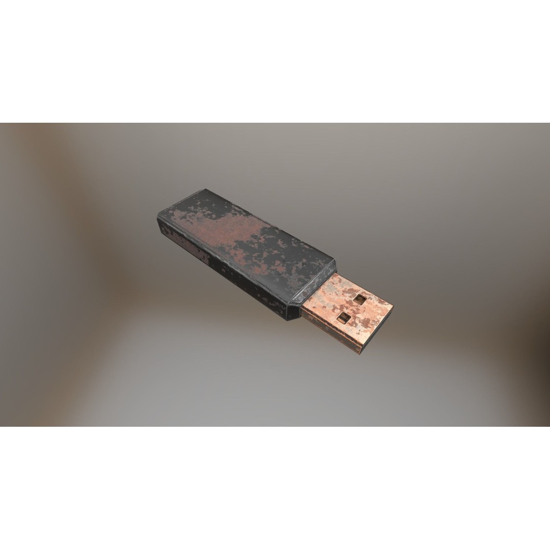 USB Stick Collection 3D Model – Low Poly Game Ready, PBR Textures, FBX - View 134