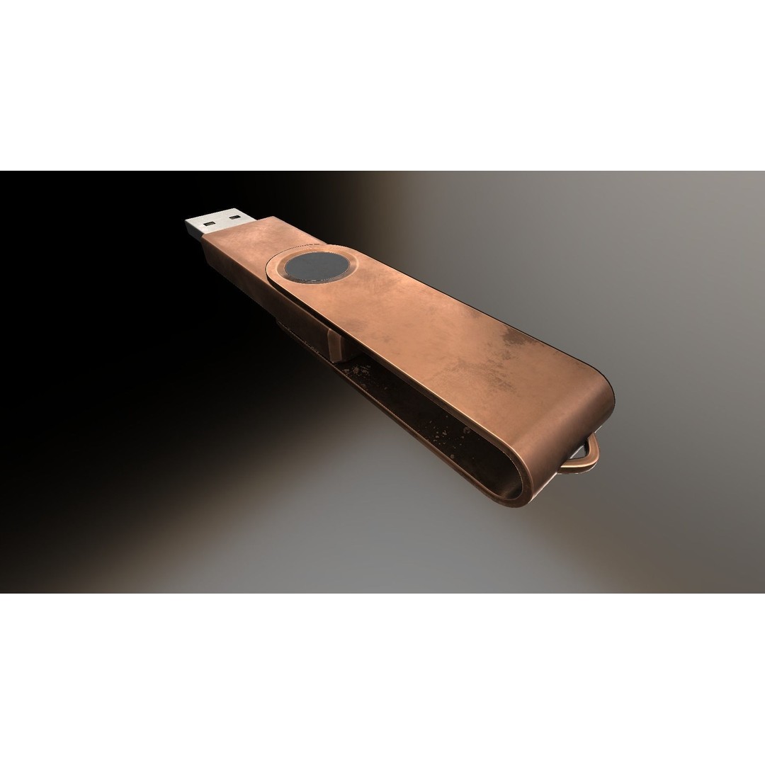 USB Stick Collection 3D Model – Low Poly Game Ready, PBR Textures, FBX - View 20