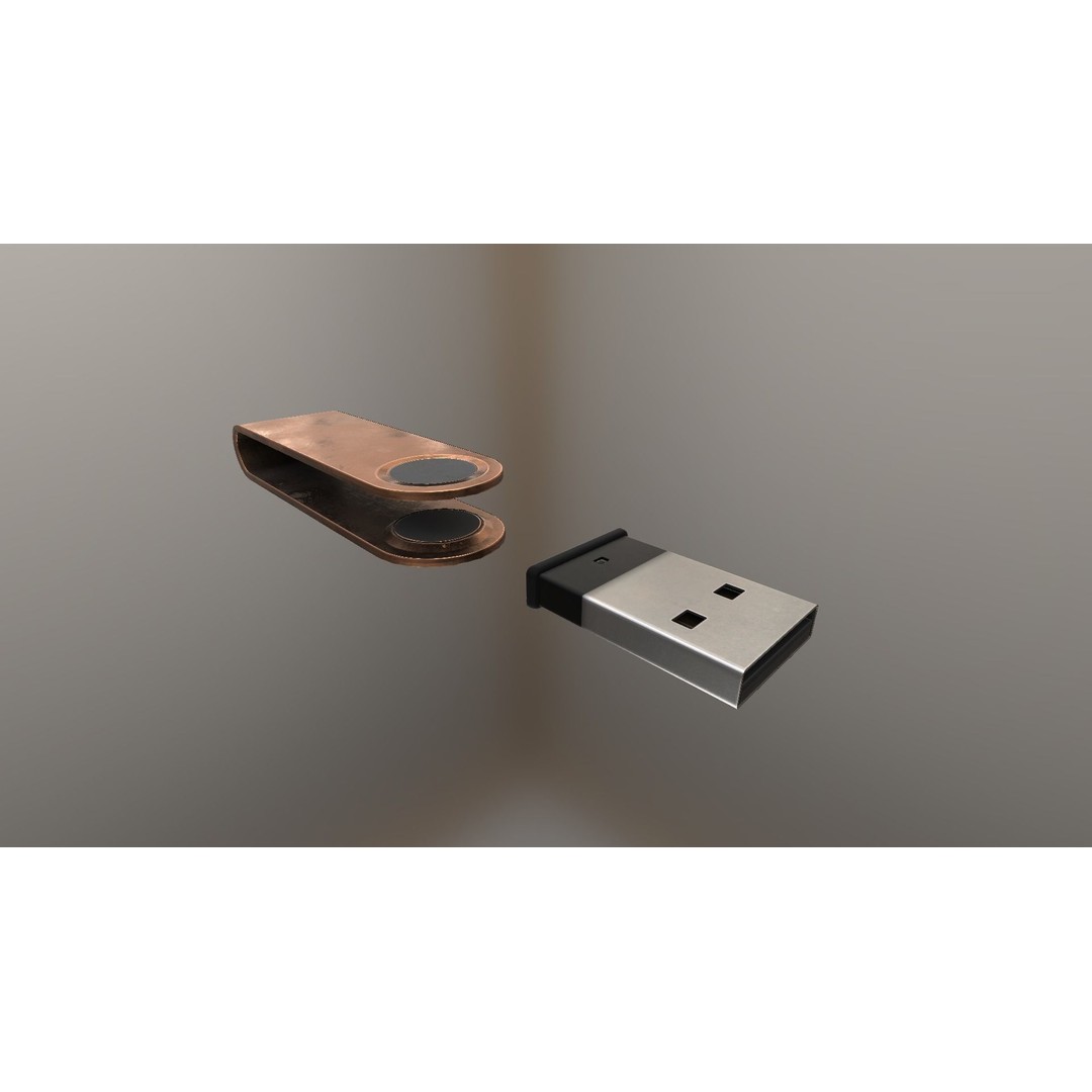 USB Stick Collection 3D Model – Low Poly Game Ready, PBR Textures, FBX - View 21