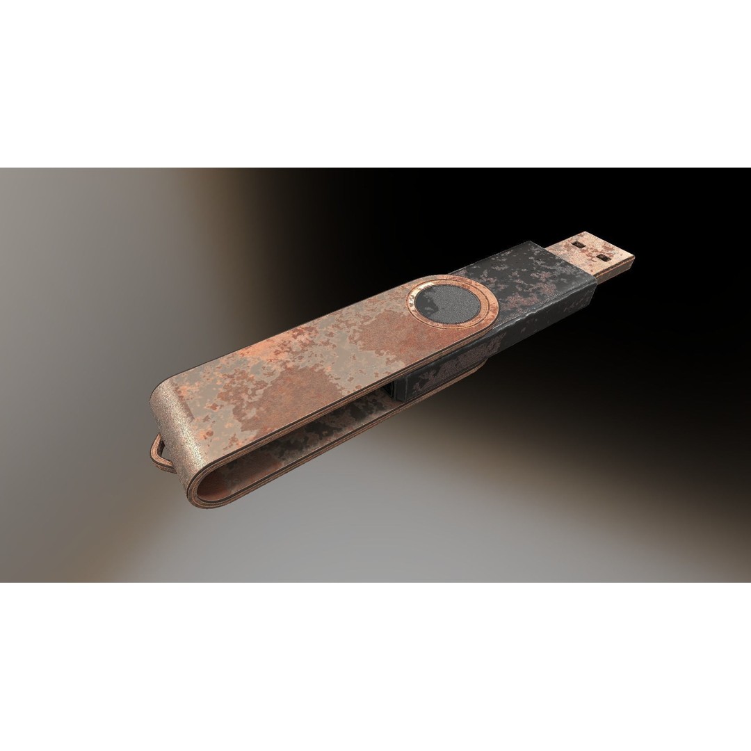 USB Stick Collection 3D Model – Low Poly Game Ready, PBR Textures, FBX - View 26