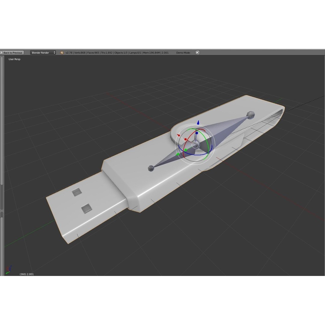 USB Stick Collection 3D Model – Low Poly Game Ready, PBR Textures, FBX - View 28