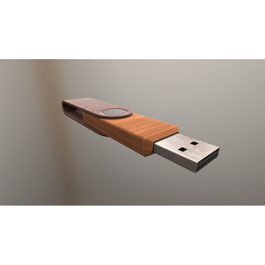 USB Stick Collection 3D Model – Low Poly Game Ready, PBR Textures, FBX - View 31