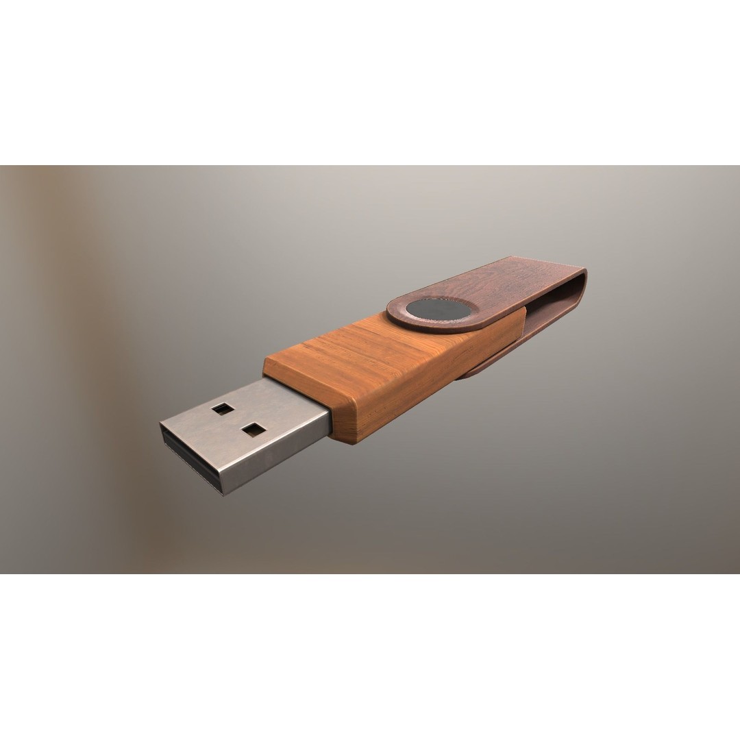 USB Stick Collection 3D Model – Low Poly Game Ready, PBR Textures, FBX - View 42