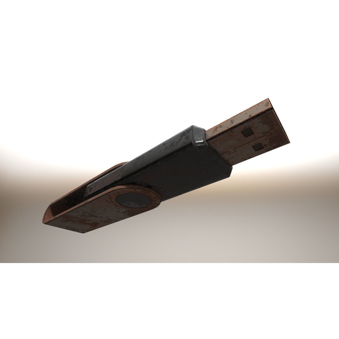 USB Stick Collection 3D Model – Low Poly Game Ready, PBR Textures, FBX - View 43