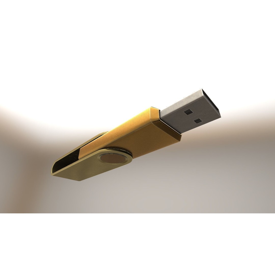 USB Stick Collection 3D Model – Low Poly Game Ready, PBR Textures, FBX - View 47