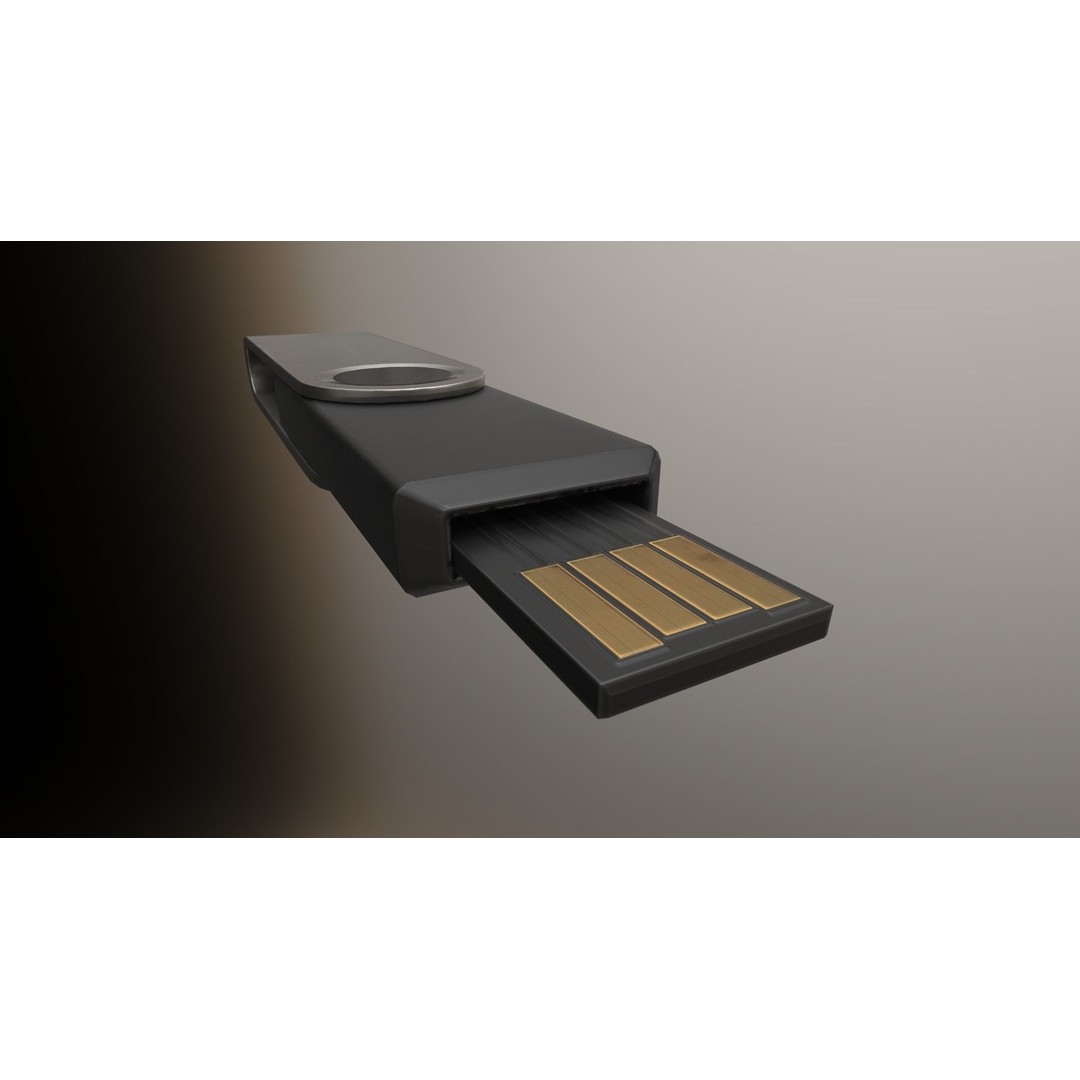 USB Stick Collection 3D Model – Low Poly Game Ready, PBR Textures, FBX - View 50