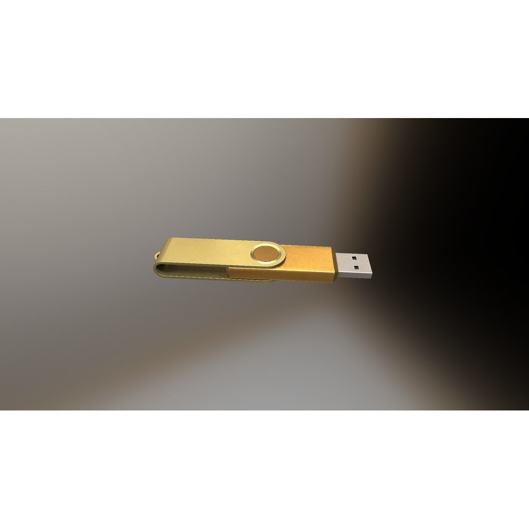 USB Stick Collection 3D Model – Low Poly Game Ready, PBR Textures, FBX - View 51