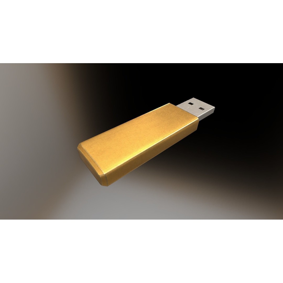 USB Stick Collection 3D Model – Low Poly Game Ready, PBR Textures, FBX - View 58