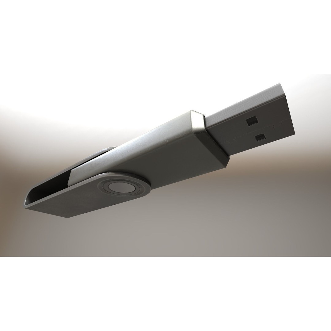 USB Stick Collection 3D Model – Low Poly Game Ready, PBR Textures, FBX - View 66
