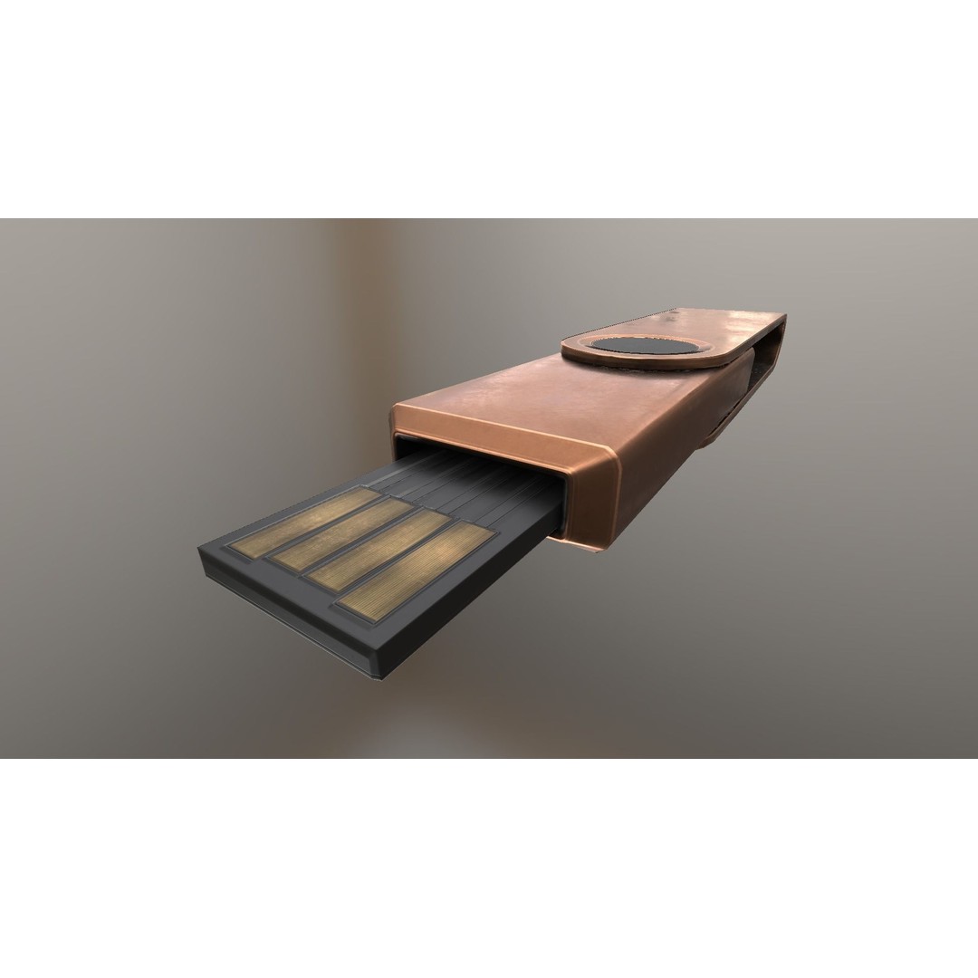 USB Stick Collection 3D Model – Low Poly Game Ready, PBR Textures, FBX - View 70