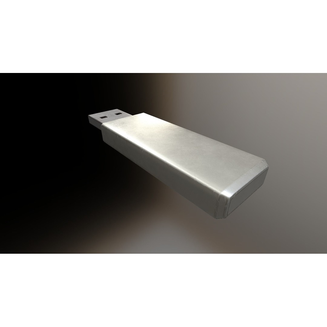 USB Stick Collection 3D Model – Low Poly Game Ready, PBR Textures, FBX - View 72