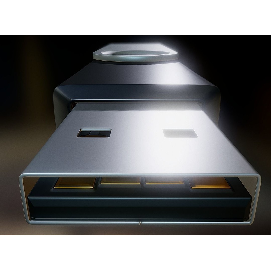USB Stick Collection 3D Model – Low Poly Game Ready, PBR Textures, FBX - View 78