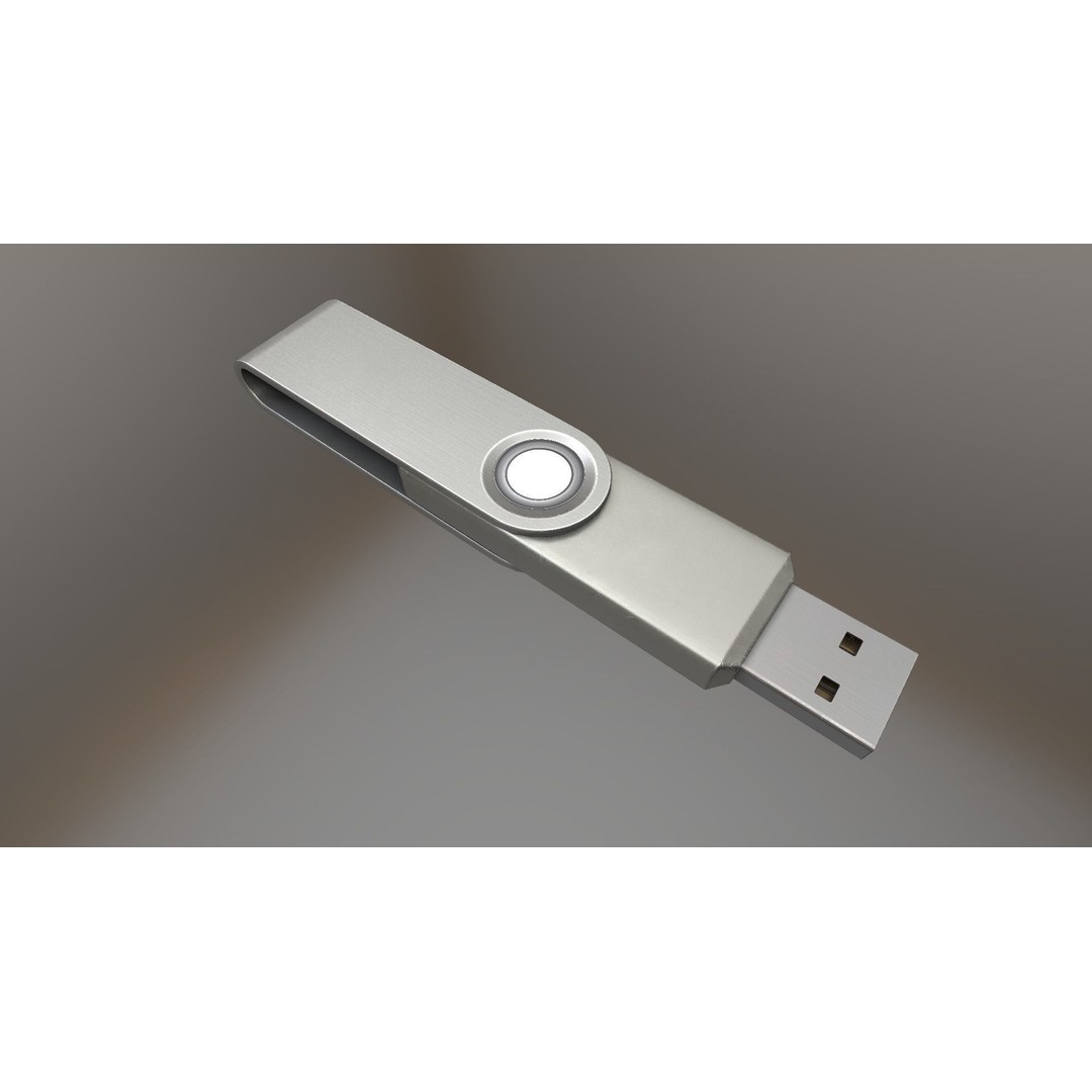 USB Stick Collection 3D Model – Low Poly Game Ready, PBR Textures, FBX - View 86