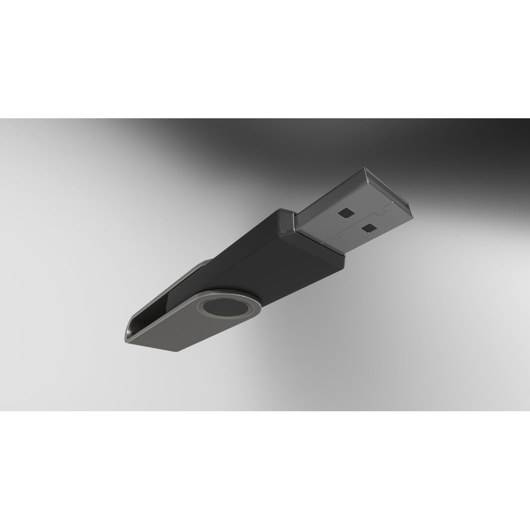 USB Stick Collection 3D Model – Low Poly Game Ready, PBR Textures, FBX - View 91