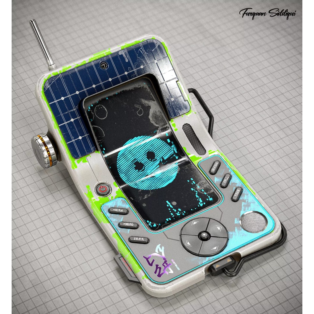 Sci-fi Controller 3D Model – Low Poly Game Ready PBR Asset, FBX - View 2