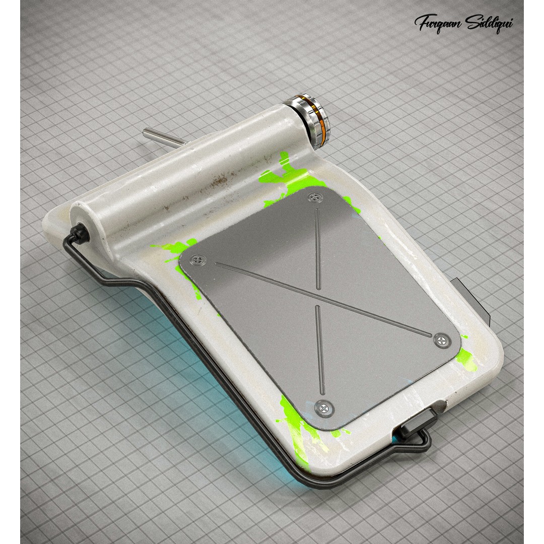 Sci-fi Controller 3D Model – Low Poly Game Ready PBR Asset, FBX - View 5