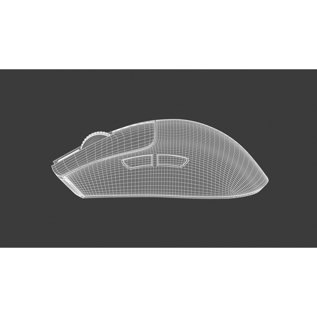 Razer Viper V3 Pro Black 3D Model – High Poly PBR Game Asset, FBX - View 22