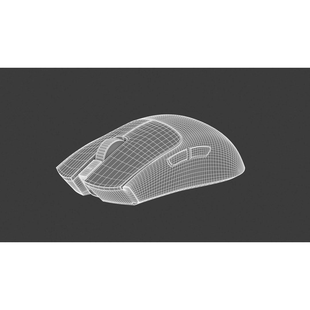 Razer Viper V3 Pro Black 3D Model – High Poly PBR Game Asset, FBX - View 23