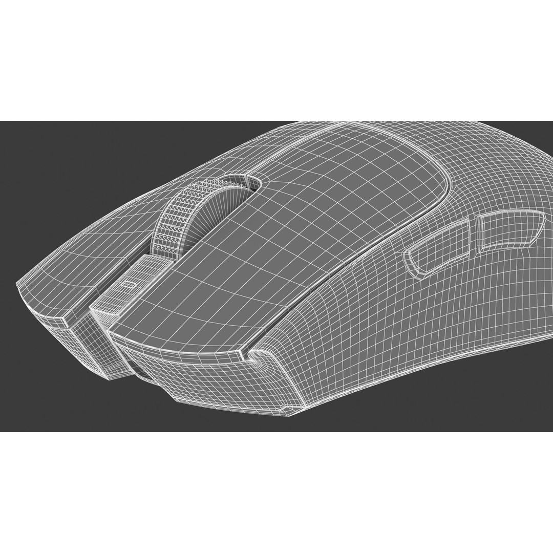 Razer Viper V3 Pro Black 3D Model – High Poly PBR Game Asset, FBX - View 33