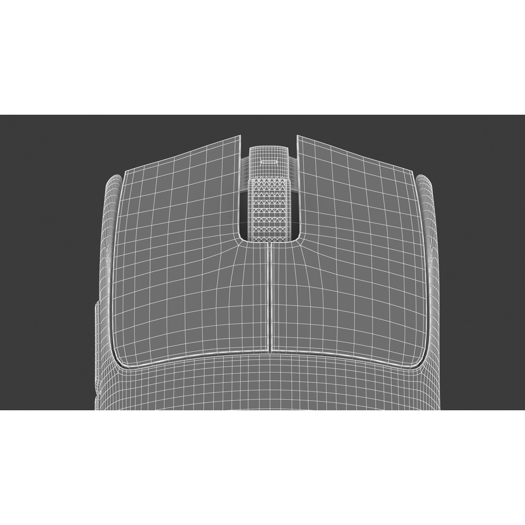 Razer Viper V3 Pro Black 3D Model – High Poly PBR Game Asset, FBX - View 38