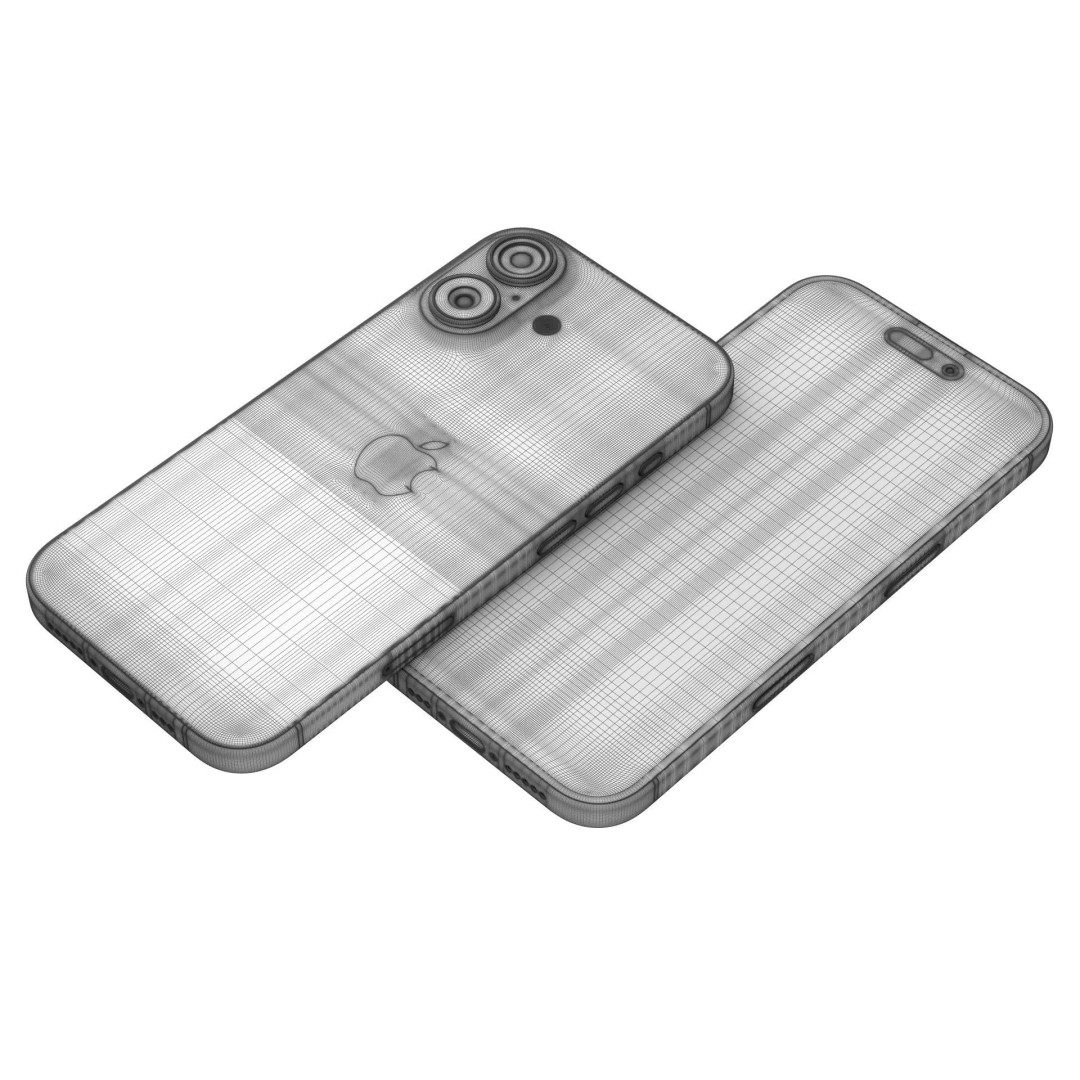 Apple iPhone 17 v2 3D Model – Realistic PBR Asset, OBJ, FBX, Blender - View 11