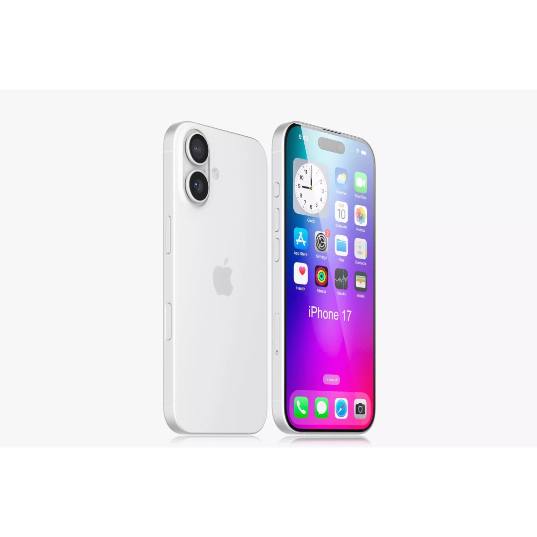 Apple iPhone 17 v2 3D Model – Realistic PBR Asset, OBJ, FBX, Blender - View 15