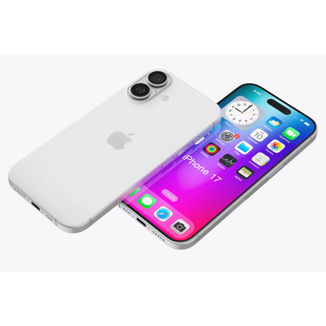 Apple iPhone 17 v2 3D Model – Realistic PBR Asset, OBJ, FBX, Blender - View 20